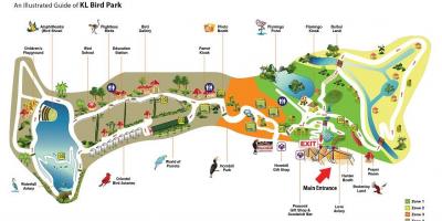 Karte von bird park