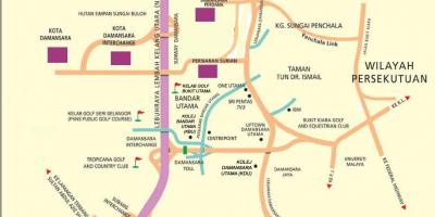 Damansara kuala lumpur Karte