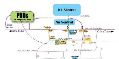 Von Kuala lumpur bus station map