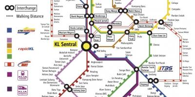 Kuala lumpur-transport-Karte
