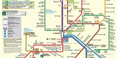 Klang valley rail transit Karte