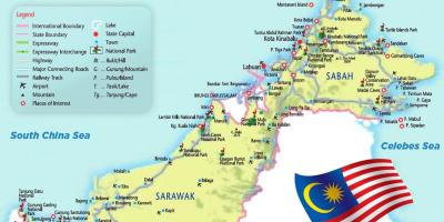 Flughäfen in malaysia Karte anzeigen