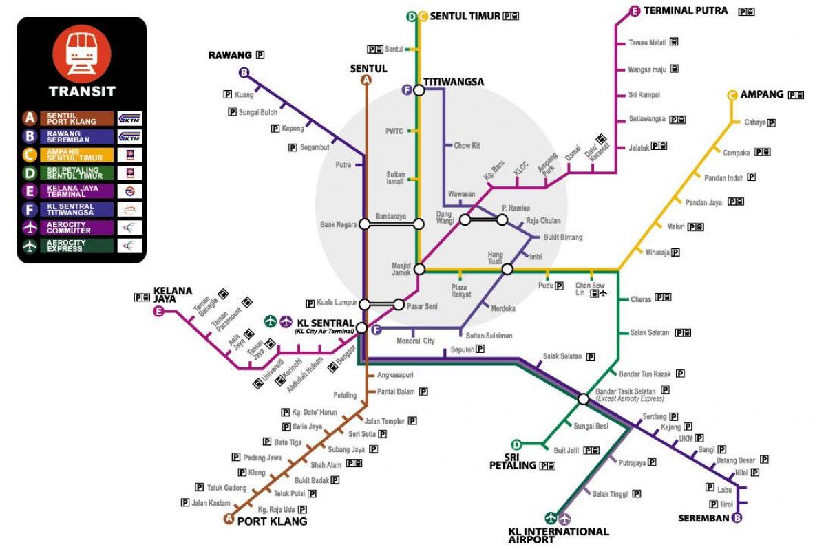 Karte von ktm transit