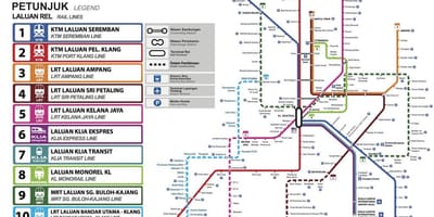 Öv-Karte kuala lumpur